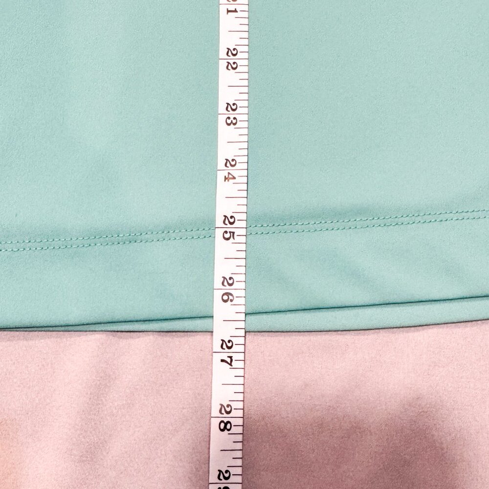NWT Ann Taylor Factory Pocket Tank Shell Aqua/Teal Scoop Neck Women's Size L - Picture 5 of 7